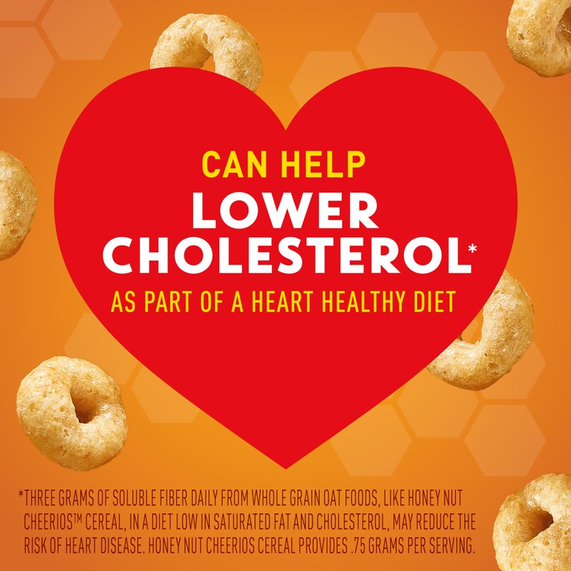 Honey Nut Cheerios, Heart Healthy Gluten Free Breakfast Cereal with