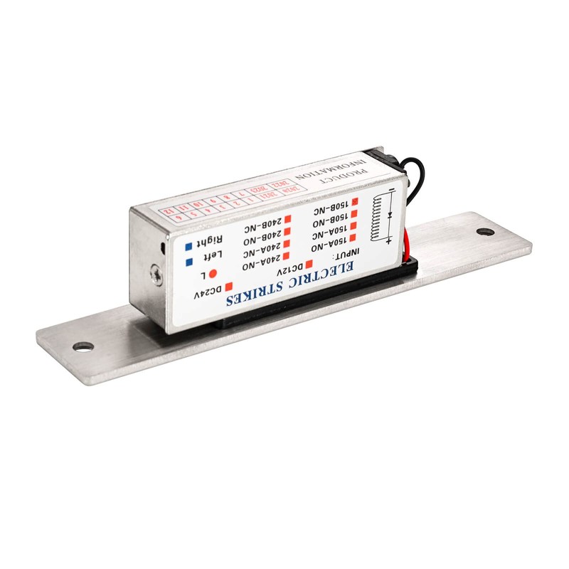 YUHANUS Electric Strike Door Lock Fail-Secure NO Mode 12V DC