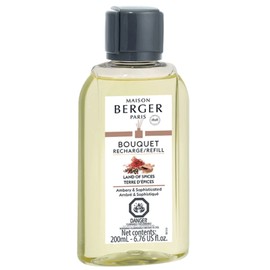 MAISON BERGER - Land of Spices - Air Freshener - Fragrance Refill for Reed Sticks and Ceramic Diffuser - 6.76 Fluid Ounces - 200 Milliliters