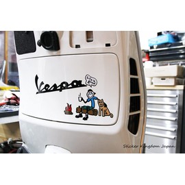 Life is good Outdoor Sticker, Outdoor Sticker, Adventure Seal, Hiking, Camping, Travel, Waterproof, Suitcase, Motorcycle, Helmet, etc. (Man No.2)