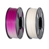 CC3D UV Sunlight Color Changes PLA Filament 1.75mm 1KG White