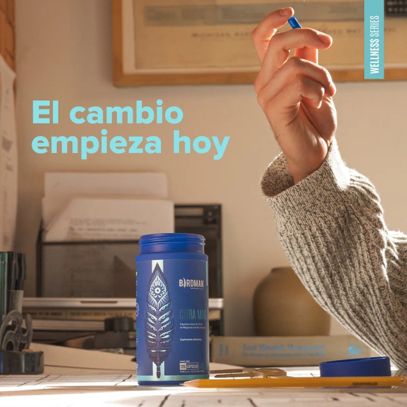 Birdman Citrato de Magnesio 400 mg | Sin Aditivos |
