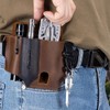 LIONCHIEF Genuine Leather Multitool Sheath for Belt, EDC Pocket Organizer
