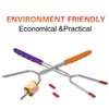 Briout Marshmallow Roasting Sticks 12 Colors Extra Long 45'' Stainless