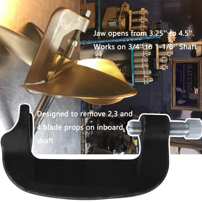 GZZTORES Prop Puller for Ski Wakeboard Surf Propellers, C Clamp