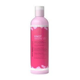 Aunt Jackies Kids Knot Havin It Leave-In Ultimate - Humectante desenredante para cabello naturalmente rizado, rizado y ondulado, 12 onzas