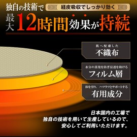 元祖【貼るウコン】貼るだけパッチ ウコン オルニチン 高麗人参 (2枚×3袋)