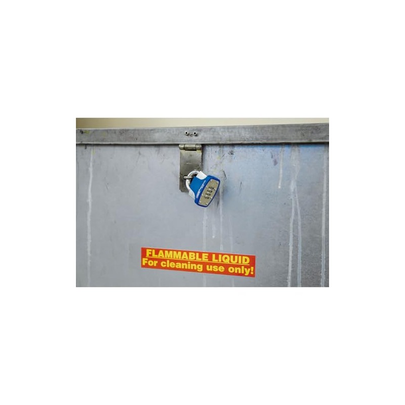Draper 64158 48 mm Resettable 4-Number Combination Laminated Steel Padlock