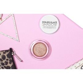 Foiled Glacé Eye Shadow Pot - Shiny Iridescent Metallic Finish. Blends Beautifully Onto Eyelids. Vivid Colors. Created by Celebrity Makeup Artist. Cruelty Free, Vegan, Made in USA. (Let's Go!)