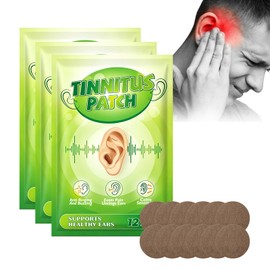 3PCS Parche Para Alivio Del Tinnitus Hierbas，Fórmula De Extracto De Hierbas Cuidado，Cuidado Delicado Para Tus Oídos,Cuidado De Tinnitus, Material Cómo