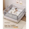FAMILL Bed Rail for Toddlers, Foldable Toddler Bed Rails Suitable