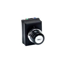HPC Fire Battery Spark Igniter, Metal Push Button Spark Generator Switch for Gas Appliance, Replacement Fire Starter Button, Single AA Battery (691AA-HPC)