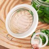 CoguZed 12 Pcs Rubber Seals for Glass Jars, Silicone Gasket