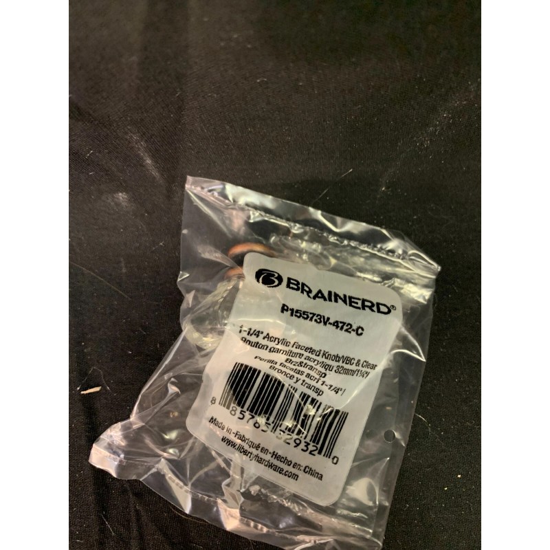 Liberty Hardware Faceted 1-1/4 Inch Geometric Cabinet Knob Model:P15573C-