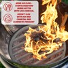 Gisafai 10.5 Inch Round Cast Iron Fire Grate BBQ High