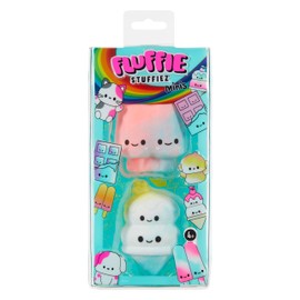 Fluffie Stuffiez Popsicle & Ice Cream Cone Minis Collectible Feature Plush - Surprise Reveal Unboxing Soft and Squishy Tactile Play Fidget DIY