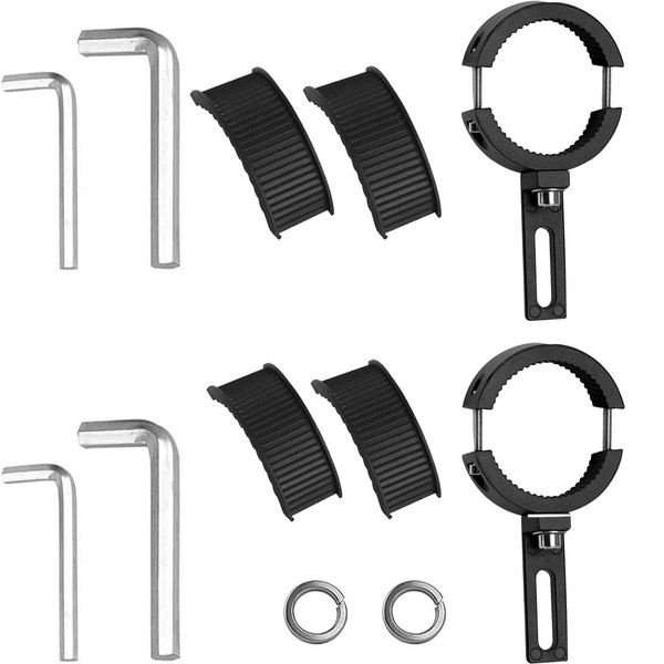 2PCS Motorcycle Headlight Mount Brackets, Adjustable Motorcycle Headlight Bracket, Suitable