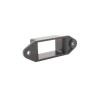 Plum Fittings 1" x 2" Aluminum Fence Stationary Wall Mount