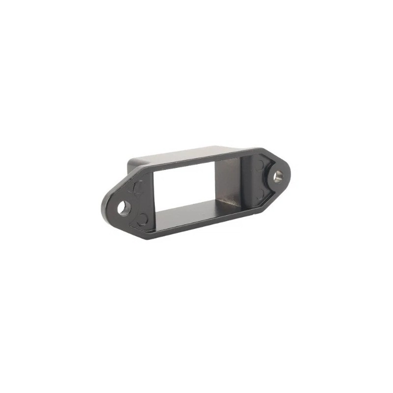 Plum Fittings 1" x 2" Aluminum Fence Stationary Wall Mount
