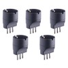 Electraline 92292 Set 5 adapters for Small 10 A Schuko