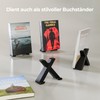 Mobilefox LP Vinyl Stand Record Holder X-shaped Table Holder Minimalist