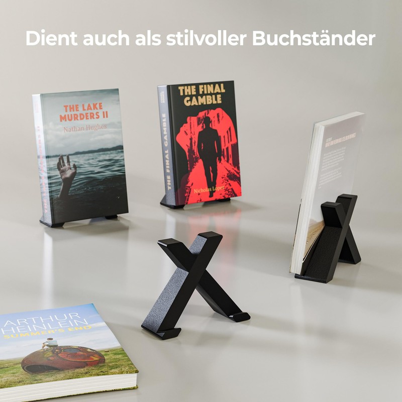 Mobilefox LP Vinyl Stand Record Holder X-shaped Table Holder Minimalist