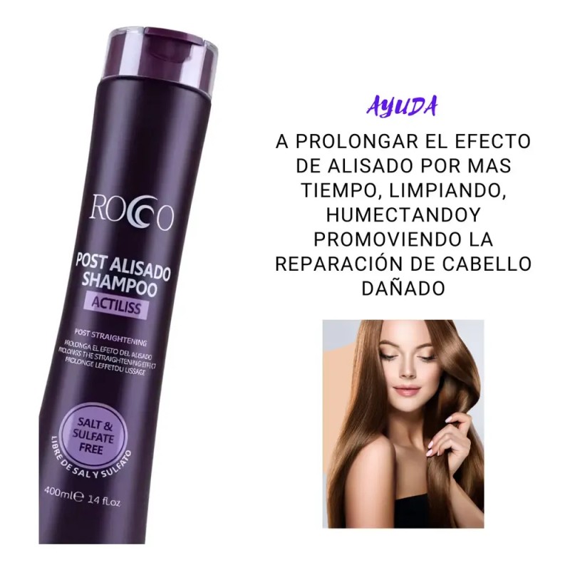 Rocco Shampo Post Alisado 400ml