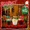 60 Pcs 9 oz Green,Red,Gold Plastic Wine Cups for Halloween