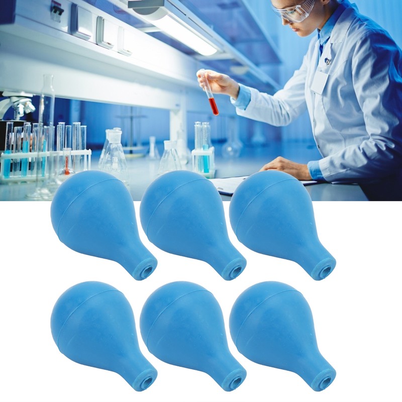 10Pcs Suction Balls Laboratory Rubber Bulbs for Graduated Tubes Droppers