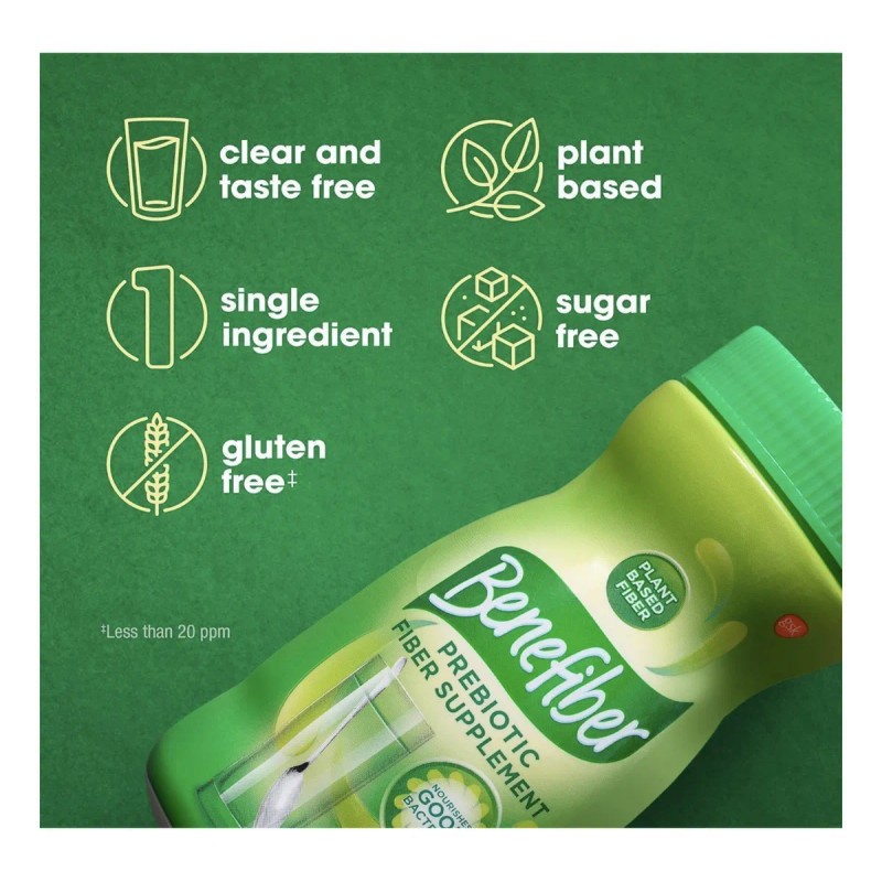 Benefiber Probióticos Polvo Sin Sabor 820g 205 Porciones Sin Sabor