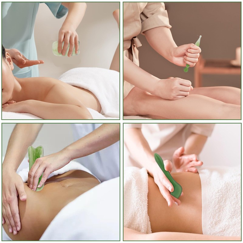 7 Pack Massage Tools and Hand Reflexology Chart Set, Trigger