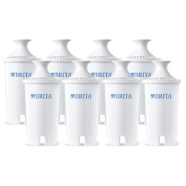 Brita Standard Water Filter, Standard Replacement Filters for Pitchers and Dispensers, BPA Free, 8 Count