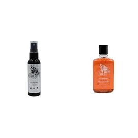 Lobo Negro. Tratamiento Crecimiento barba 60ml + Lobo Negro. Shampoo Anticaida 350ml cuidado masculino