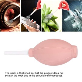 BORDSTRACT Multifunctional Manual Dust Blower, Camera Dust Cleaner Gardening Cleaning Tool, Dust Free Clean Air Blower Blaster for Lens Camera Telescope Magnifying Glass (Pink)