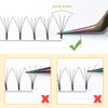 B&Qaugen Pre-made Eyelash Fans, 4D-D-0.07-15 Long Foot, Pre-made Fans, Eyelash