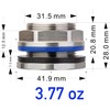RAINPAL SSBF010 Female 3/4" NPT Stainless Steel Bulkhead Tank Fitting
