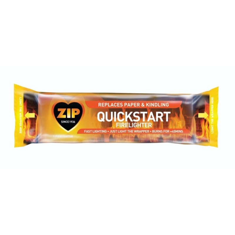 Zip Quickstart Firelighters 150g Just Light The Wrapper Pack of