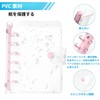 Clear Binder Cover A7 6 Holes PVC M6 Notebook Shell