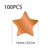 BRONZE effect Star Pin Badge | 100 Pieces | (13mm)