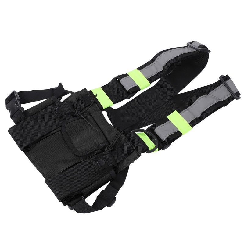 Multifunctional Nylon Waterproof Chest Bag Reflective Safety Tooling Vest for