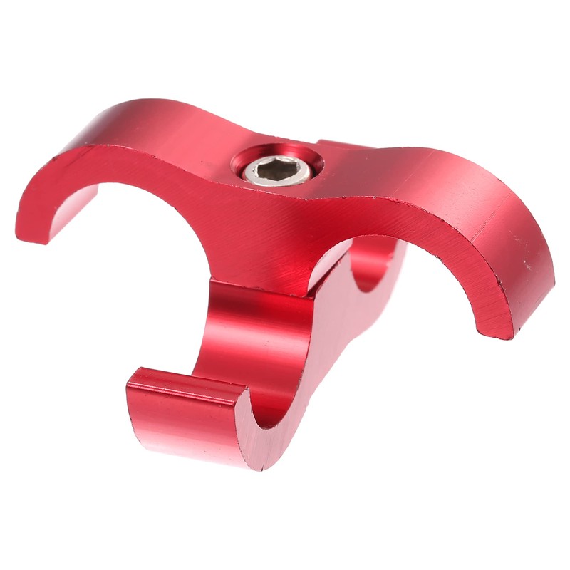 X AUTOHAUX 10pcs Red AN10 19mm Hose Separator Clamp Brake