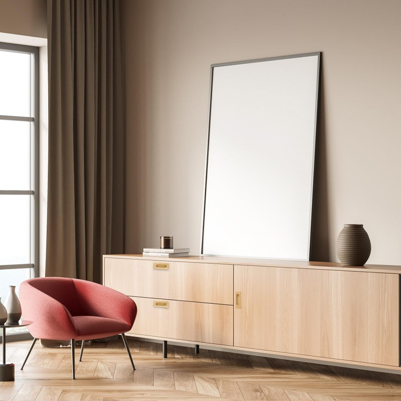 MOROBOR 2PCS Rectangular Wood Recessed Concealed Handle, 3.4" Embedded Design