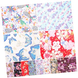 CORHAD DIY Sewing Fabric 30 Sheets of Checkered Quilting Fabric Craft Accessories Breathable Soft Ideal for Craft Lovers