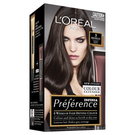 L'Oréal Paris Préférence Permanent Hair Colour - 3 Brasilia (Intense, Fade-Defying Colour)