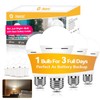 Neporal LITE PRO Rechargeable Light Bulbs, 2600mAh Large Battery Backup