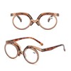 OREUDO Leopard Print Fashion Magnifying Glasses – HD Makeup Mirror