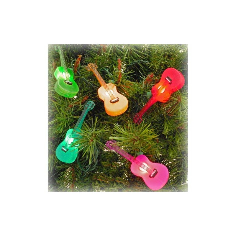 Kurt S. Adler UL1855 Multi-Colored Guitar Light Set, 10 Light