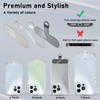 ROCONTRIP Phone Lanyard Tab TPU Phone Tether Tab Transparent Phone
