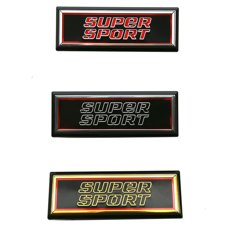 1pc New Super Sport Dash Emblem 3D Badge Replacement for