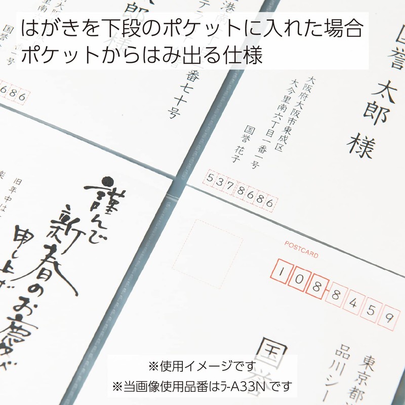 Kokuyo Ra-A21N Parent Pocket File Replacement Paper, 1 Pocket, A4,